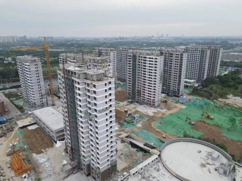 天津公司花海國(guó)際商住開發(fā)項(xiàng)目通過主體結(jié)構(gòu)驗(yàn)收